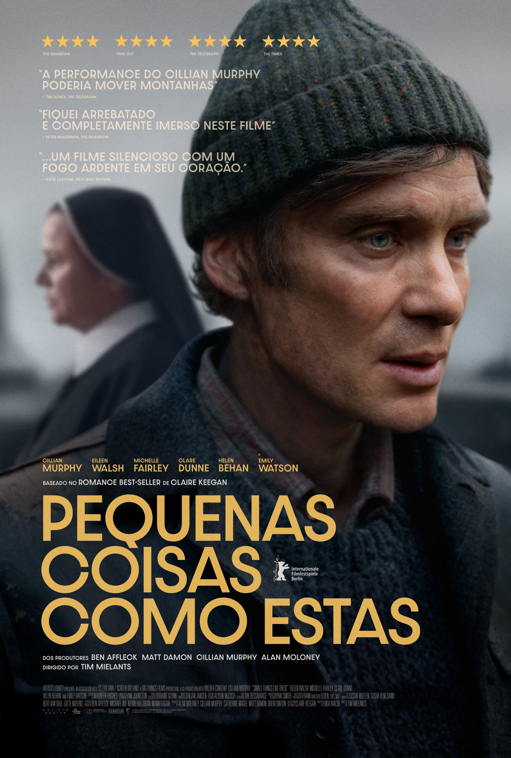 Pequenas Coisas Como Estas, estrelado pelo vencedor do Oscar, Cillian Murphy, ganha pôster nacional e data de estreia